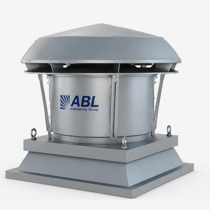 Крышный осевой выбросной вентилятор ABL-XFRCU